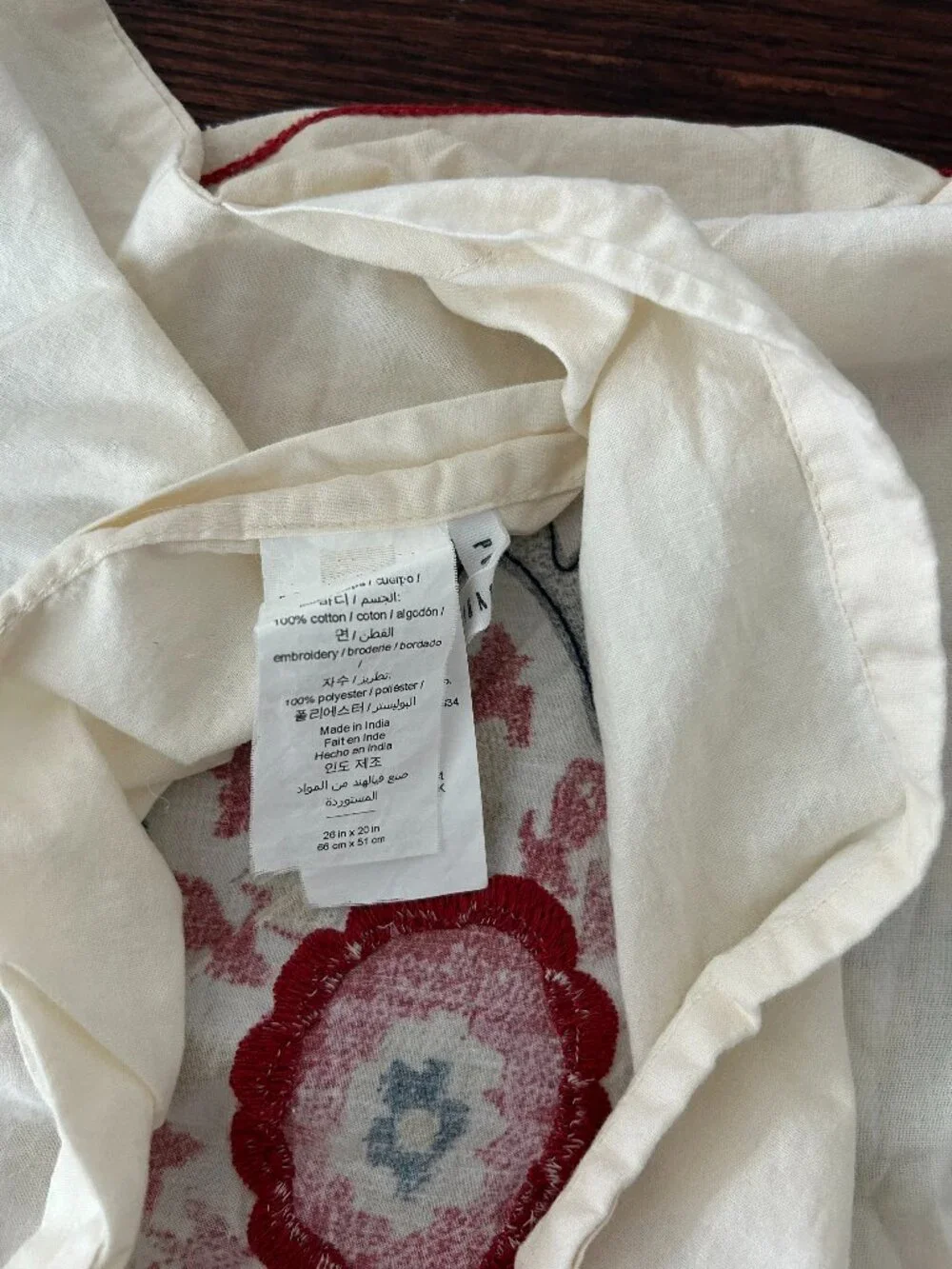 Pottery Barn Embroidered Pillow Cases Standard (2)